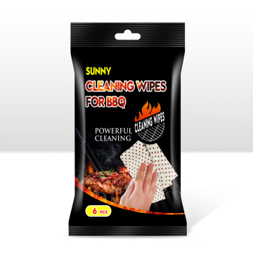 BBQ Cleaning Wipes Remove Grease